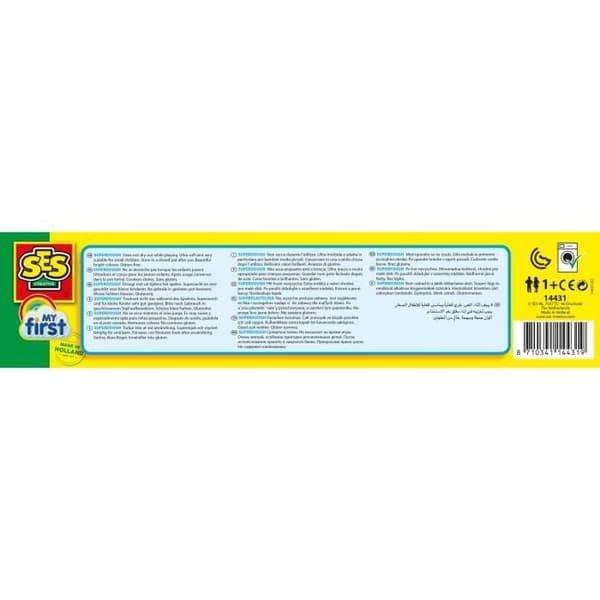 Modellerlera - SES Creative - Flerfärgad - 4 x 90 gram - För barn 1 till 10 år - Mixad