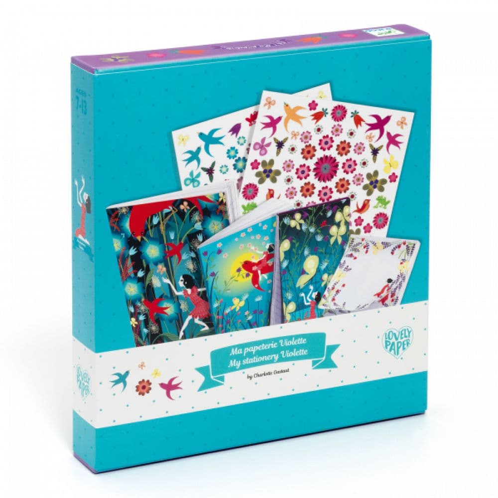 Pyssellåda My stationary - Violette