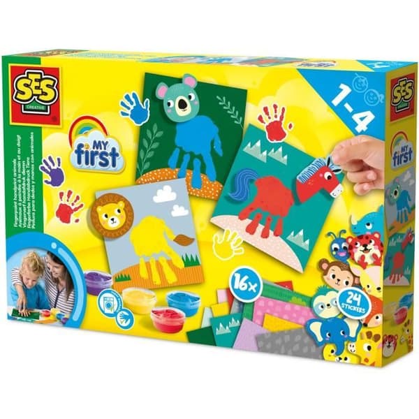 Kreativset - SES CREATIVE - Djur i fingertoppsavtryck