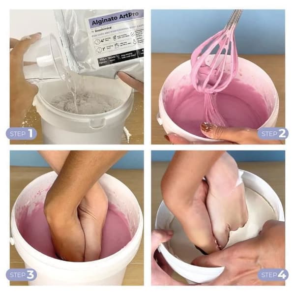 Alginate kromatisk - Alginate ArtPro - 450 gr - Hypoallergen - Långsam härdning - Precist gjutning