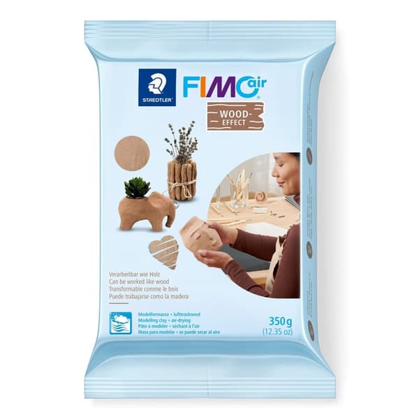 Let modellering ler 350g træeffekt Fimo Air
