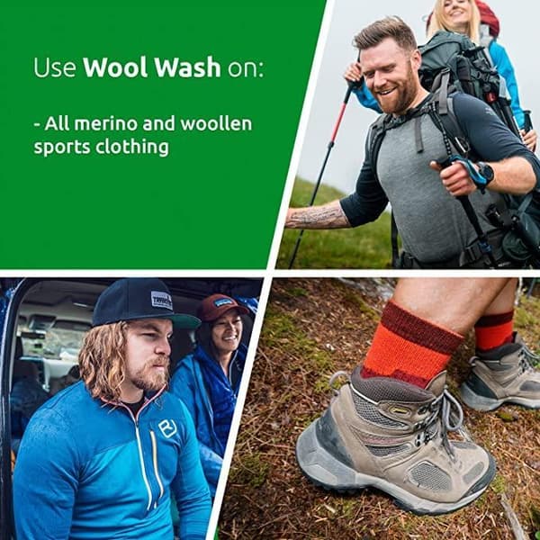 NIKWAX WOOL WASH 5 LITER, tvättmedel ullplagg industri, ulltvättmedel ull dunk