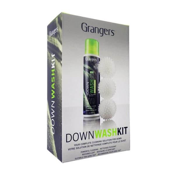 GRANGERS DOWN WASH KIT 300 ML, duntvätt med bollar, tvättbollar dun