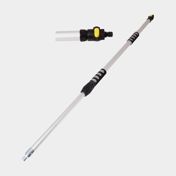 Teleskopiskt spolskaft 1852-Marine, 120 cm - 180 cm, med vattengenomströmning &amp; av/på-funktion