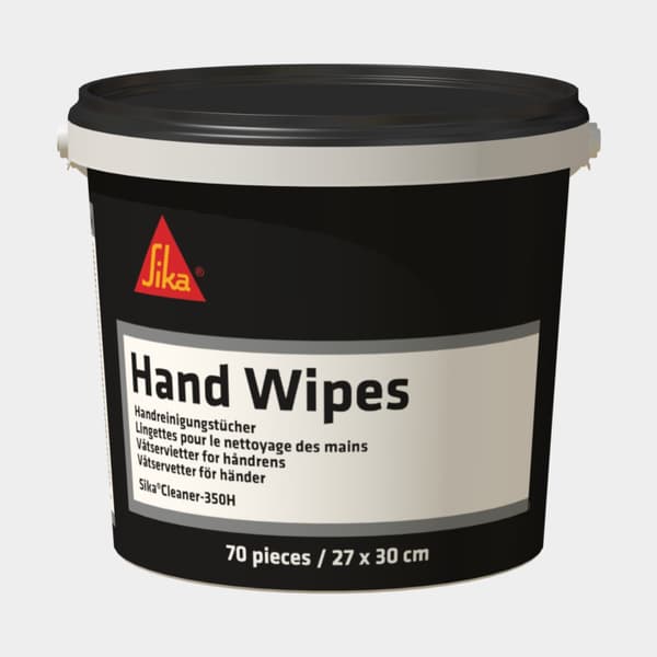 Effektiva rengöringsservetter Sika Hand Wipes Cleaner-350H, 70-pack
