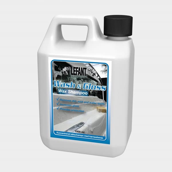 Båtschampo med vax Lefant Wash &amp; Gloss Boat Shampoo, koncentrerad, 1 liter