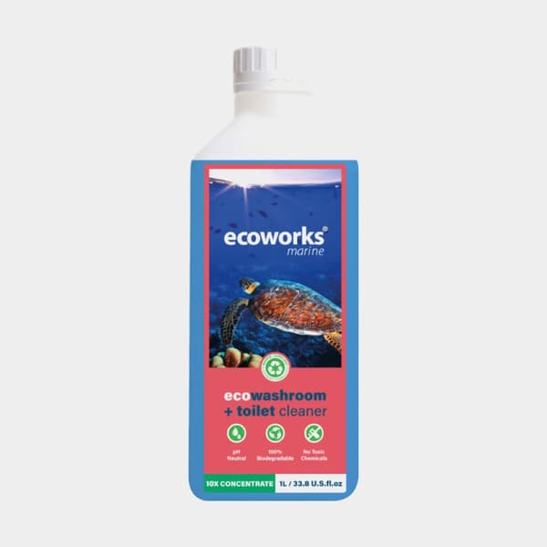 Tvätt- &amp; toalettrengöringsmedel Ecoworks Marine ECO Washroom &amp; Toilet Cleaner, koncentrerat, 1 liter