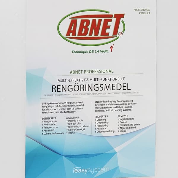 Antistatisk allrengöring ABNET Professional, koncentrerad, 5 liter