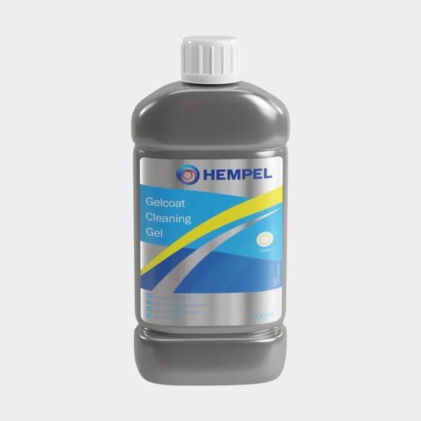 Gelcoatrengöring med oxalsyra Hempel Gelcoat Cleaning Gel, färdigblandad, 500 ml