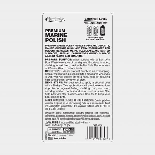 Båtpolish med vax Star Brite Marine Polish Premium, 500 ml