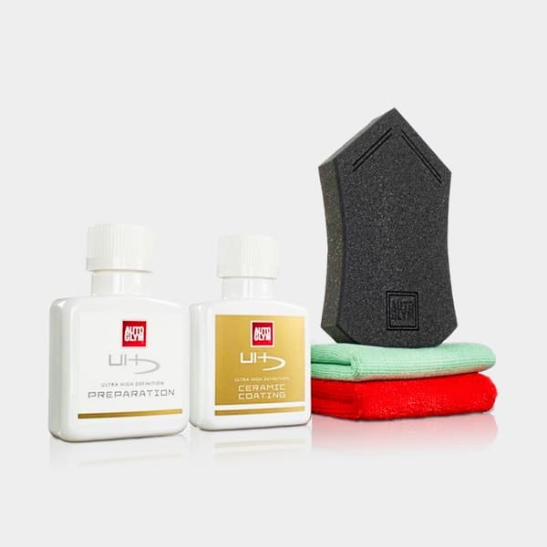 Keramiskt lackskyddskit Autoglym Ultra High Definition Cheramic Coating (pre-coating + keramisk coating + appliceringssvamp + dukar)