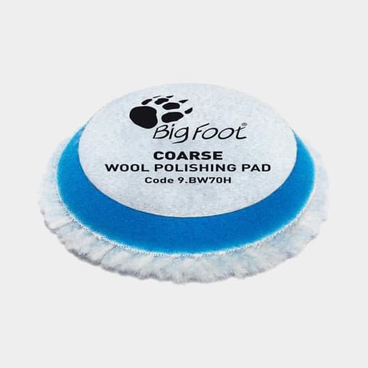 Ulltrissa RUPES BigFoot Wool Coarse, Ø65 mm, hård, passar stödrondell Ø50 mm, 4-pack