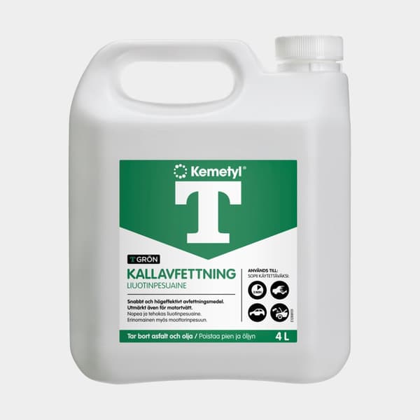 Kallavfettning Kemetyl T-Grön, färdigblandad, 4 liter