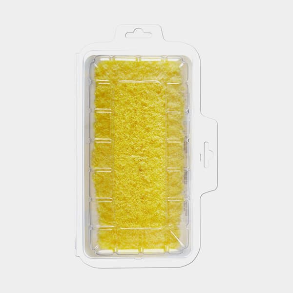 Båtborste med stötskydd Star Brite Deluxe Block Brush with Bumper, Extend-A-Brush-anslutning &amp; gängad, mjuk, 20 cm, gul