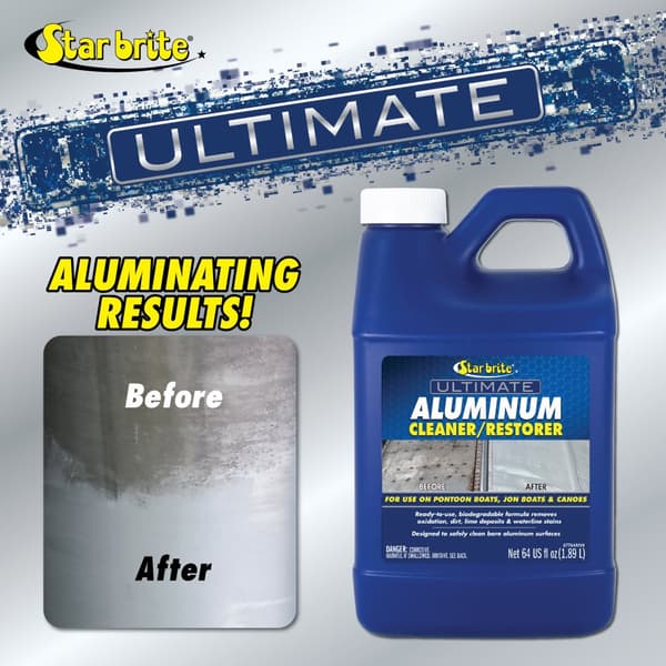 Aluminiumrengöring Star Brite Ultimate Aluminium Cleaner &amp; Restorer, färdigblandad, med spraymunstycke, 1.89 liter