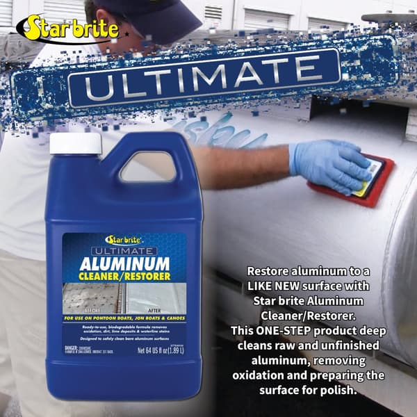 Aluminiumrengöring Star Brite Ultimate Aluminium Cleaner &amp; Restorer, färdigblandad, med spraymunstycke, 1.89 liter