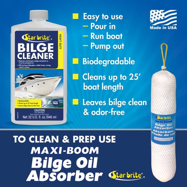 Kölsvin- &amp; motorrumsrengöring Star Brite Bilge Cleaner, färdigblandad, 1 liter