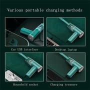 Black Portable Multifunction bilstøvsuger Bærbar trådløs støvsuger Håndstøvsugere for bilhusholdning 2 filtre