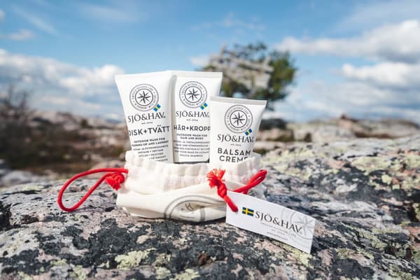 Vildmarkskit Sjö &amp; Hav Nr. 3 (hår- &amp; kroppstvätt, disk-&amp; tvättmedel &amp; balsam creme)