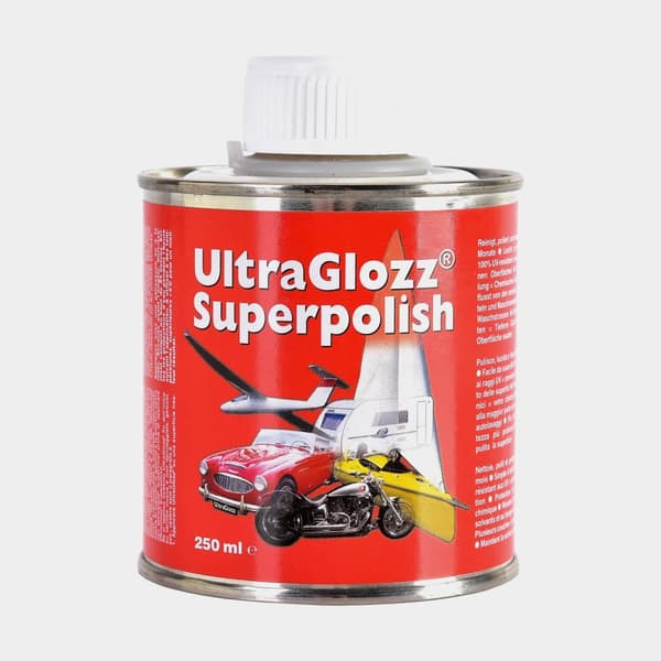 Paket för att polera båten, 1 liter rengöringsmedel + 250 ml båtpolish med