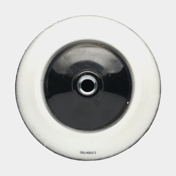 Stödrondell / underlagsplatta för polermaskiner Mirka Backing Pad, Ø135 mm, M14, mjuk, vit