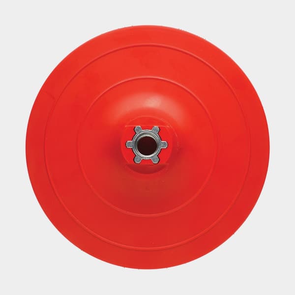 Stödrondell / underlagsplatta för polermaskiner Mirka Backing Pad, Ø150 mm, M14, mjuk, röd