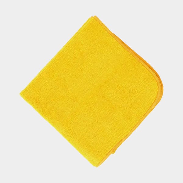 Mikrofiberdukar Mirka, 40 x 40 cm, för finare/känsligare ytor, gul, 5-pack