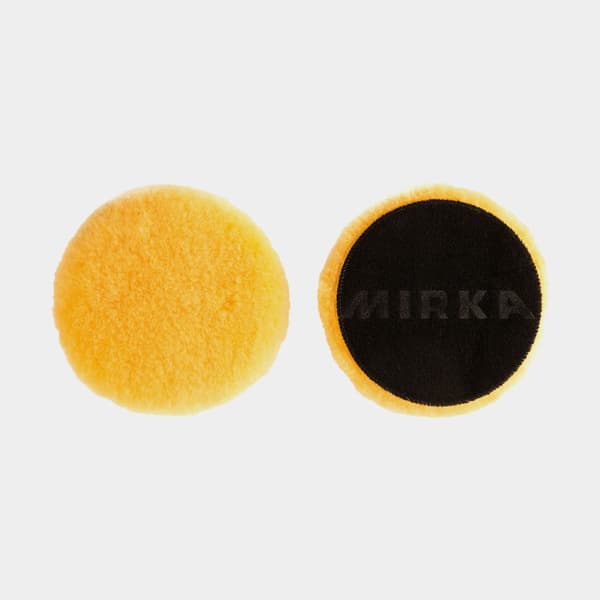 Ulltrissor Mirka Lambswool Pad Pro, Ø150 mm Grip, passar stödrondell Ø150 mm, gul, 2-pack
