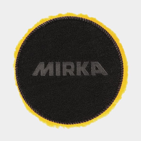 Ulltrissor Mirka Lambswool Pad Pro, Ø150 mm Grip, passar stödrondell Ø150 mm, gul, 2-pack