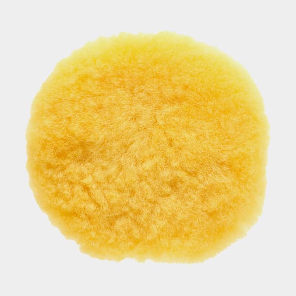 Ulltrissor Mirka Lambswool Pad Pro, Ø80 mm Grip, passar stödrondell Ø77 mm, gul, 10-pack