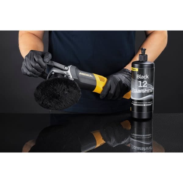 Båtpolish för mörka ytor Mirka Polarshine 12 Black, 250 ml