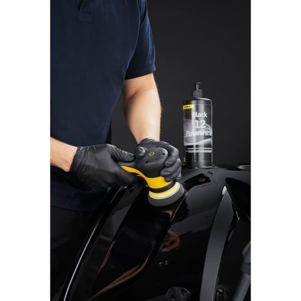 Båtpolish för mörka ytor Mirka Polarshine 12 Black, 250 ml