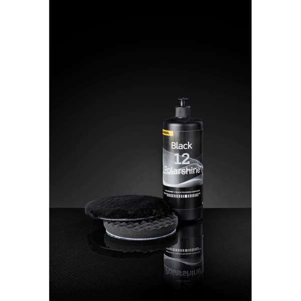 Båtpolish för mörka ytor Mirka Polarshine 12 Black, 250 ml
