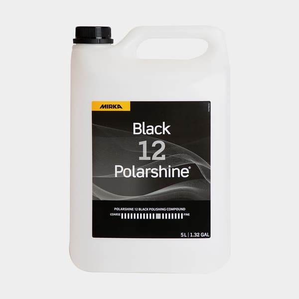 Båtpolish för mörka ytor Mirka Polarshine 12 Black, 5 liter