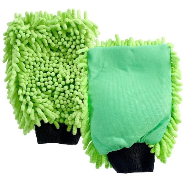 CARLINEA Chenille Tvätthandske - 80% polyester - 20% polyamid