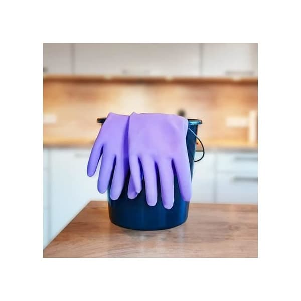 Handskar i latex Extra Comfort, storlek: M, lila