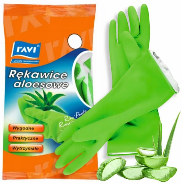 Ravi aloe vera-handskar storlek M