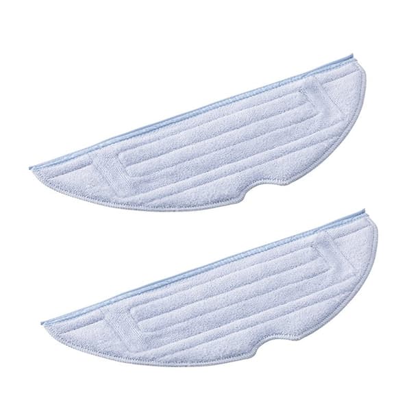 INF Moppepude til Xiaomi Roborock S7/T7S/T7S Plus Microfiber Grey 4-pack - Effektiv rengøring med holdbart design