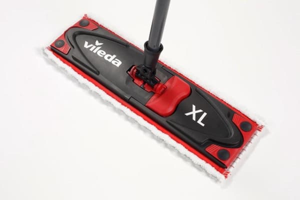 Vileda Ultramat Turbo XL mopp Torr&våt mikrofiber Svart, Röd