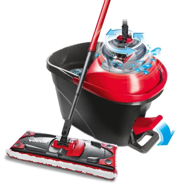 Vileda Ultramax mopp Fiber Wet Black, Red