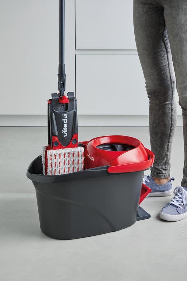 Vileda Ultramax mopp Fiber Wet Black, Red