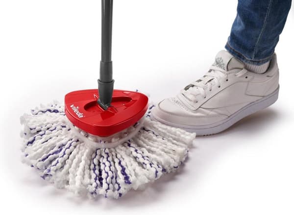 Rotary Mop Vileda TURBO 3in1 mikrofiber 4023103227446 Svart, Röd