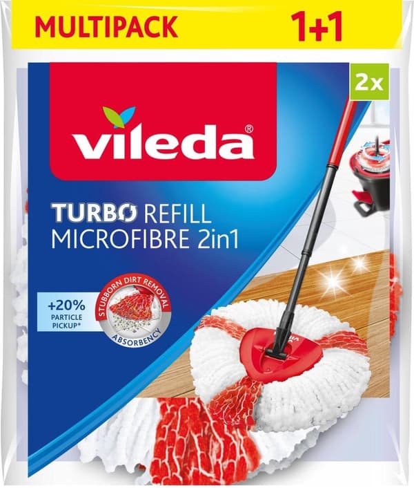 Spin Mop Refill Vileda Turbo 2in1 2 kpl