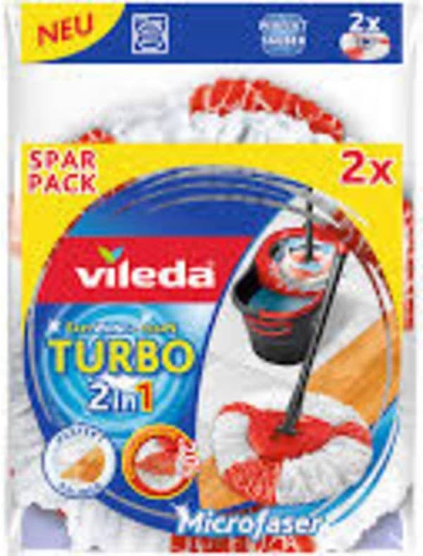 Spin Mop Refill Vileda Turbo 2in1 2 kpl