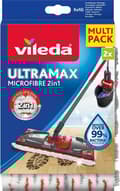 Pikkukuva 6 / 7: Mopin täyttö Vileda Ultramax ja Ultramat TURBO 2kpl punainen, valkoinen