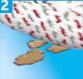 Miniatyrbild 6 av 10: Spin Mop Refill VILEDA TURBO 3in1 Microfiber 1 st Vit