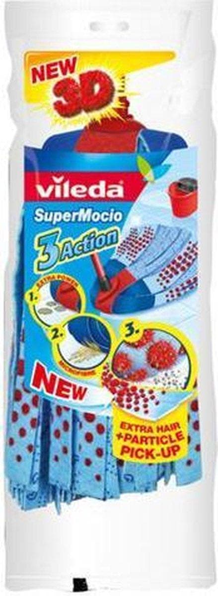 Mopin täyttö Vileda 3Action Velour XL