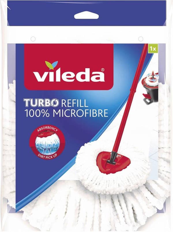 Spin Mop Refill Vileda TURBO Classic White