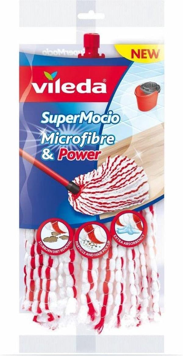 Mopin täyttö Vileda Microfibre & Power