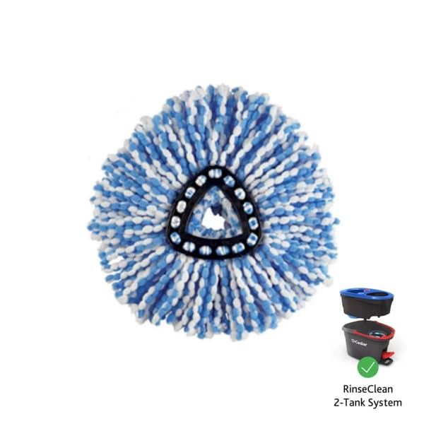 Triangel Spin Mop Ersättningshuvud Flerfärgad
